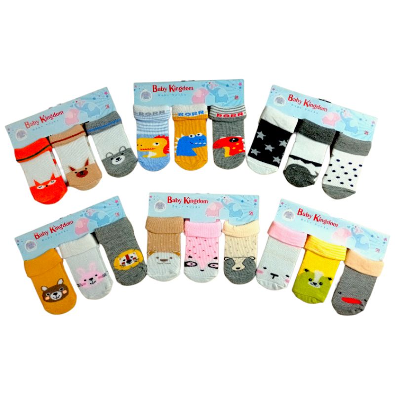 Kaos Kaki Bayi isi 3 Baby Kingdom