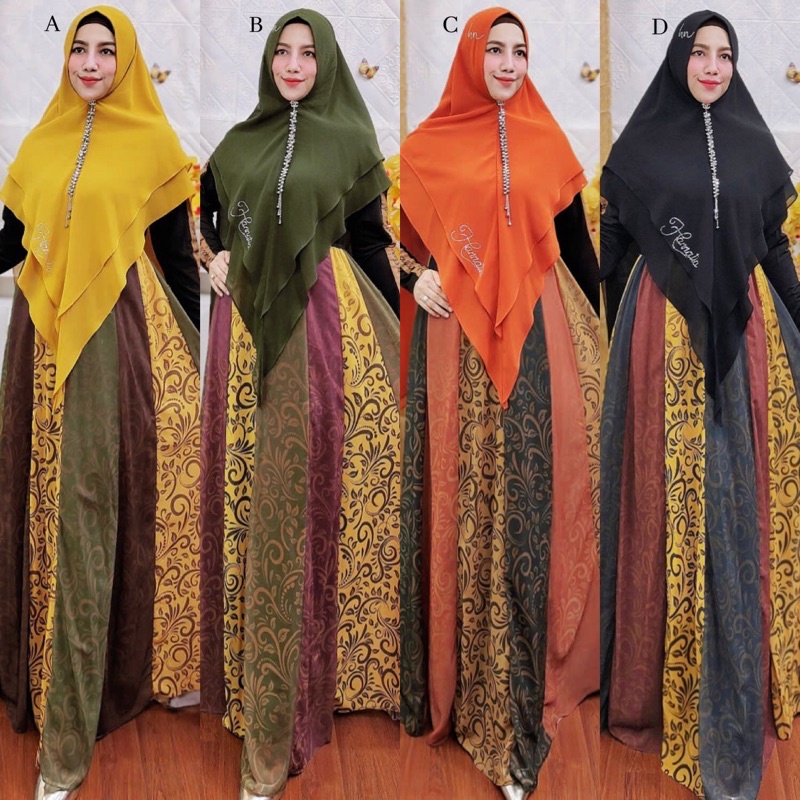 Zulaikha Zulaika Series Syari Hitam by Hannatia Hanatiah