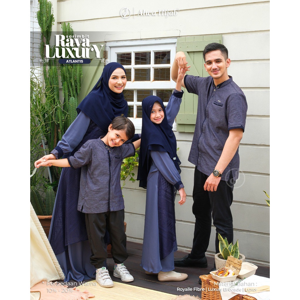 NEW ALWA HIJAB SARIMBIT RAYA LUXURY ATLANTIS
