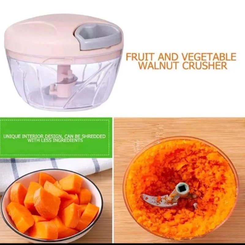 BLENDER PUTAR MINI MANUAL CHOPPER PEMOTONG CABE BAWANG