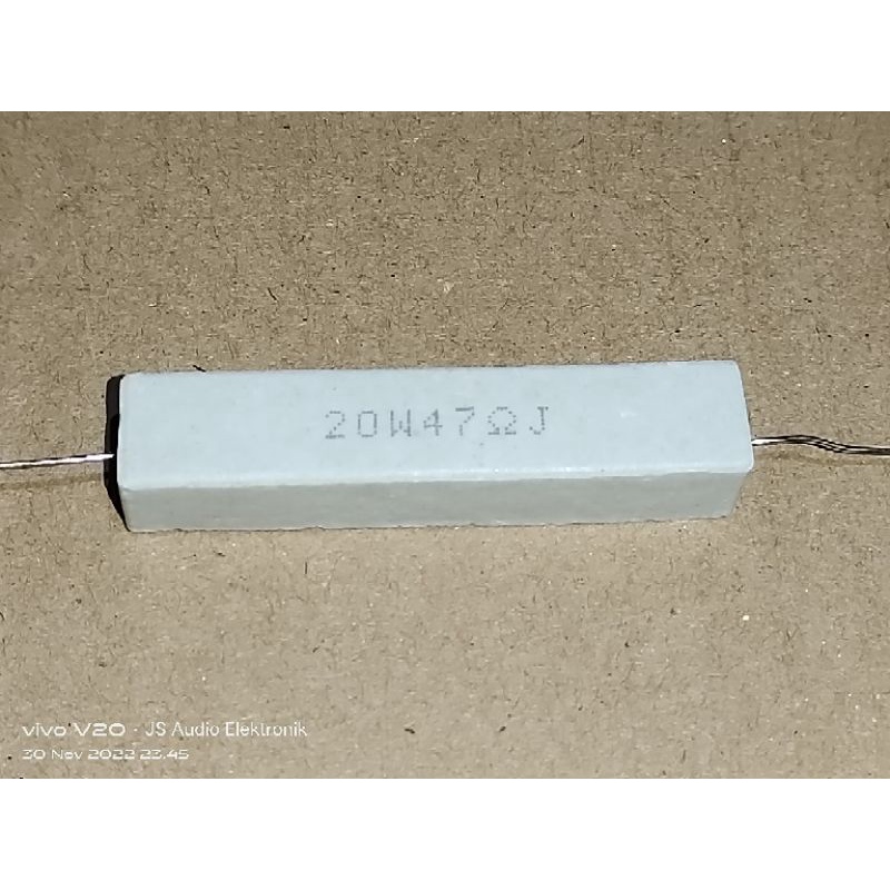 Resistor 20w 47r resistor kapur 20 watt 47 ohm murah