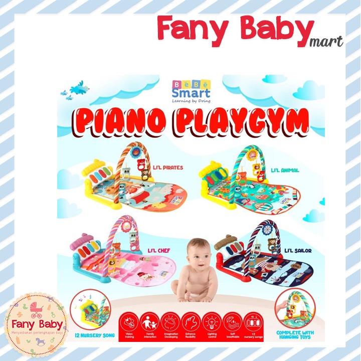 BEBE SMART PIANO PLAYGYM 12 SONG