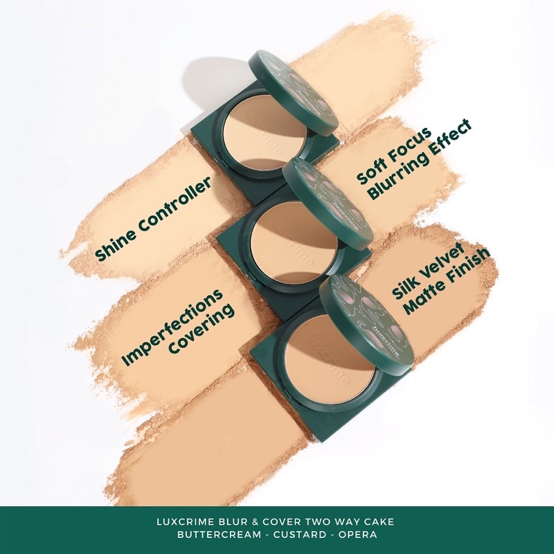 LUXCRIME BLUR COVER TWO WAY CAKE 8.5G