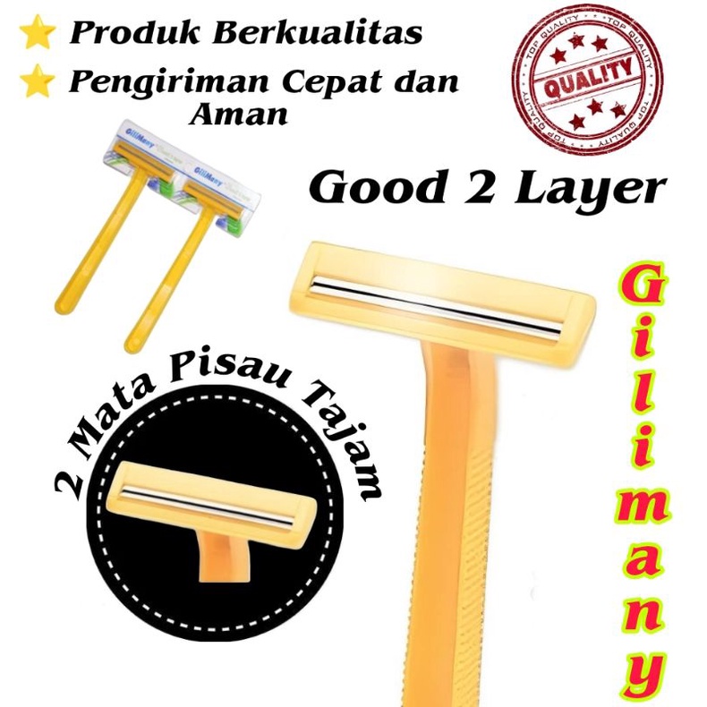 Alat Cukur/Cukuran Jenggot/Cukuran Kumis/2 Mata Pisau⭐IM.Olshop⭐