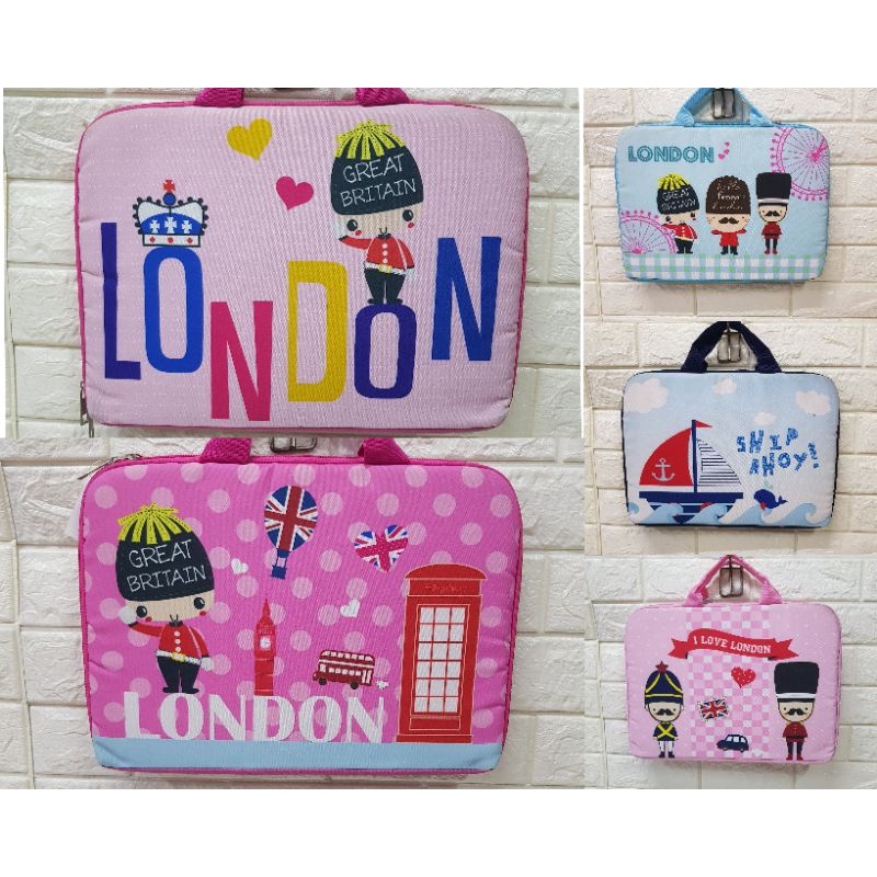 SALE  TAS LAPTOP MOTIF LONDON 14"