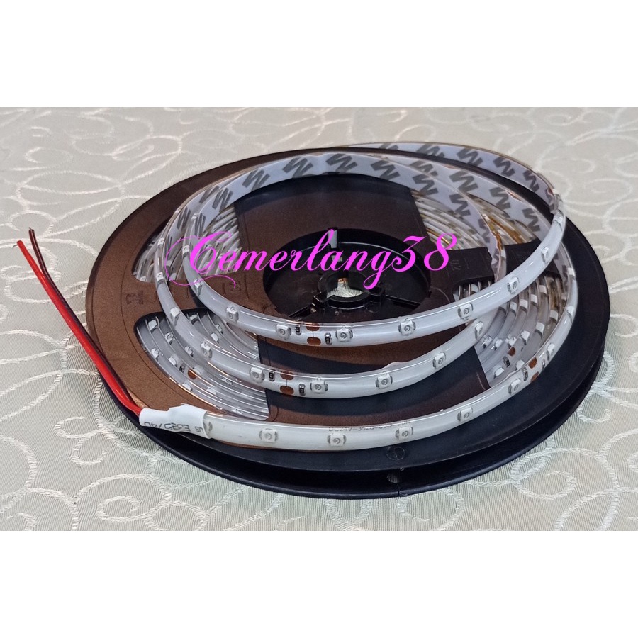 LED Strip Flexible 3528 24V HIJAU/GREEN 300 LED/Roll WaterProof IP44