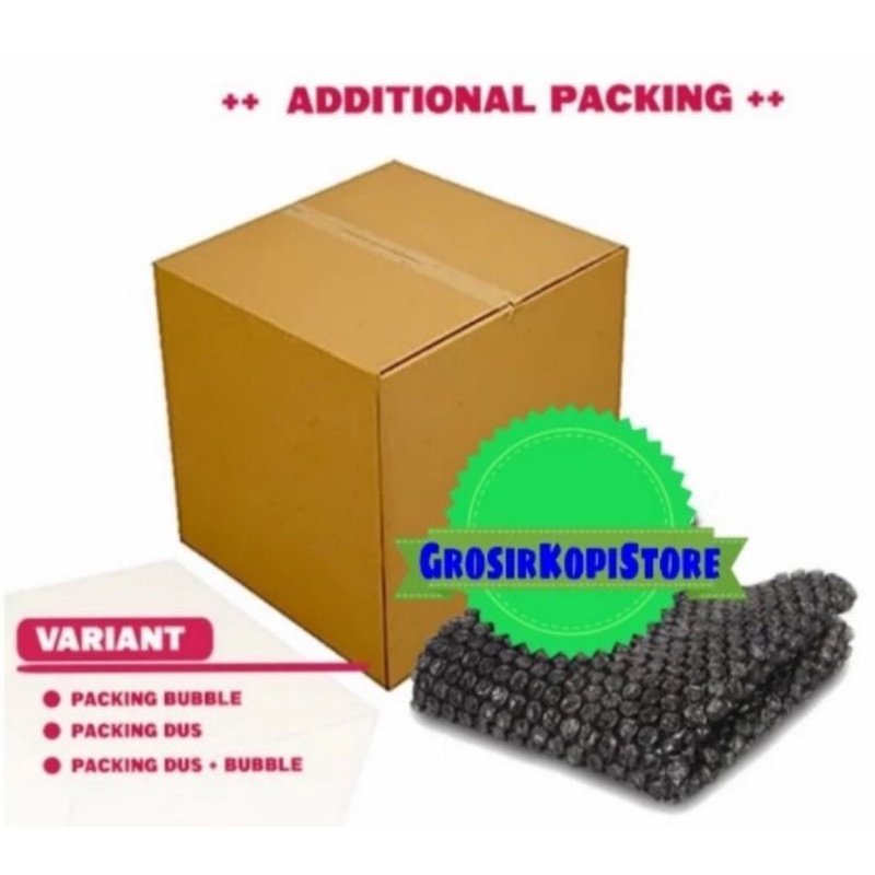 

penambahan bubble wrap
