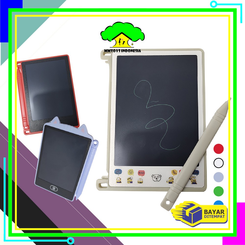 

MI-M298 LCD Writing Tablet 8.5inch Mainan Papan Tulis Hapus Board Tab Alat tulis Papan Pen Gambar Lukisan Edukasi Anak