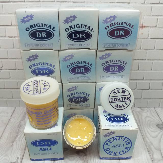 6 PCS - CREAM DR BLUE - CREAM PEMUTIH WAJAH DR BLUE