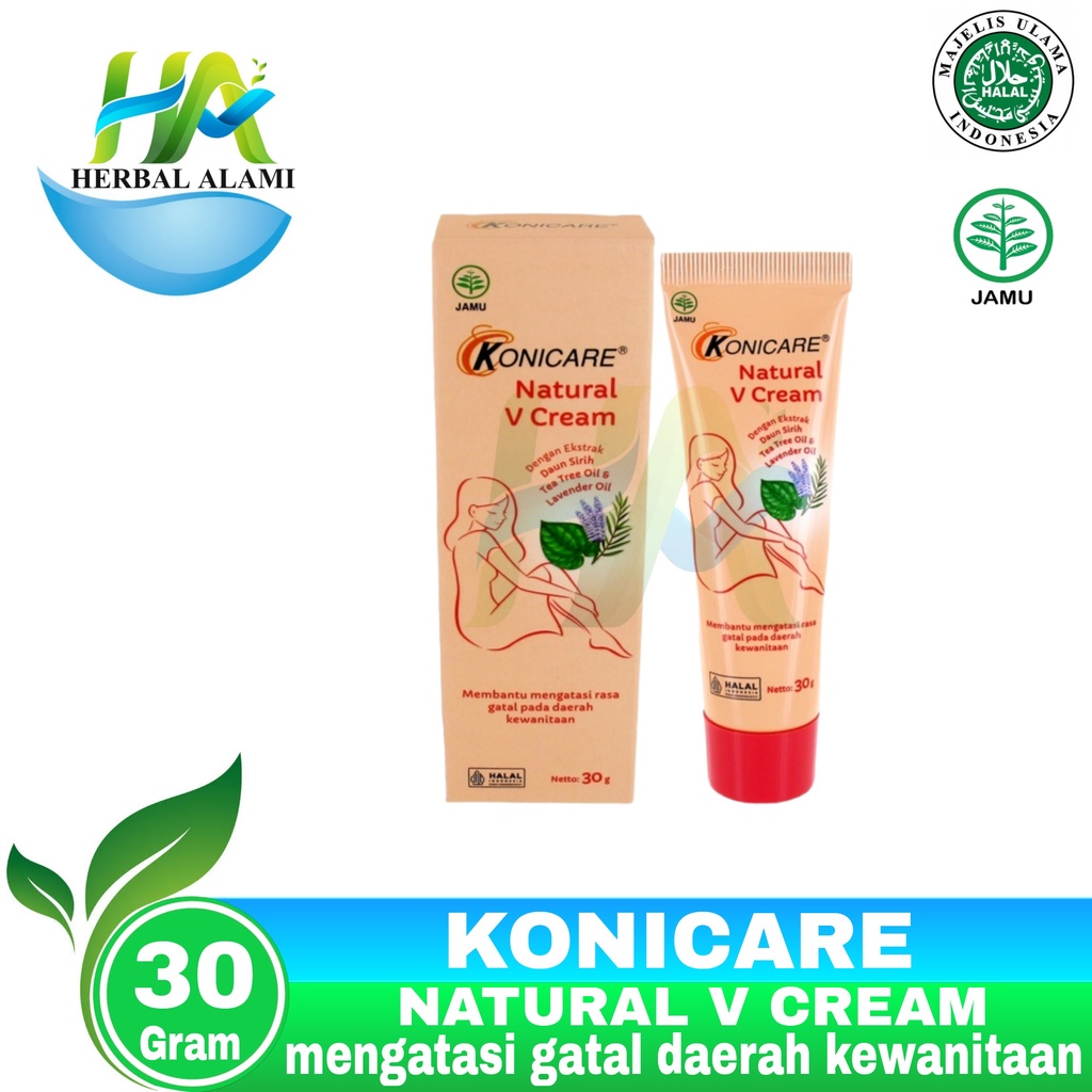 Konicare Natural V Cream 30gr - Cream Area Kewanitaan