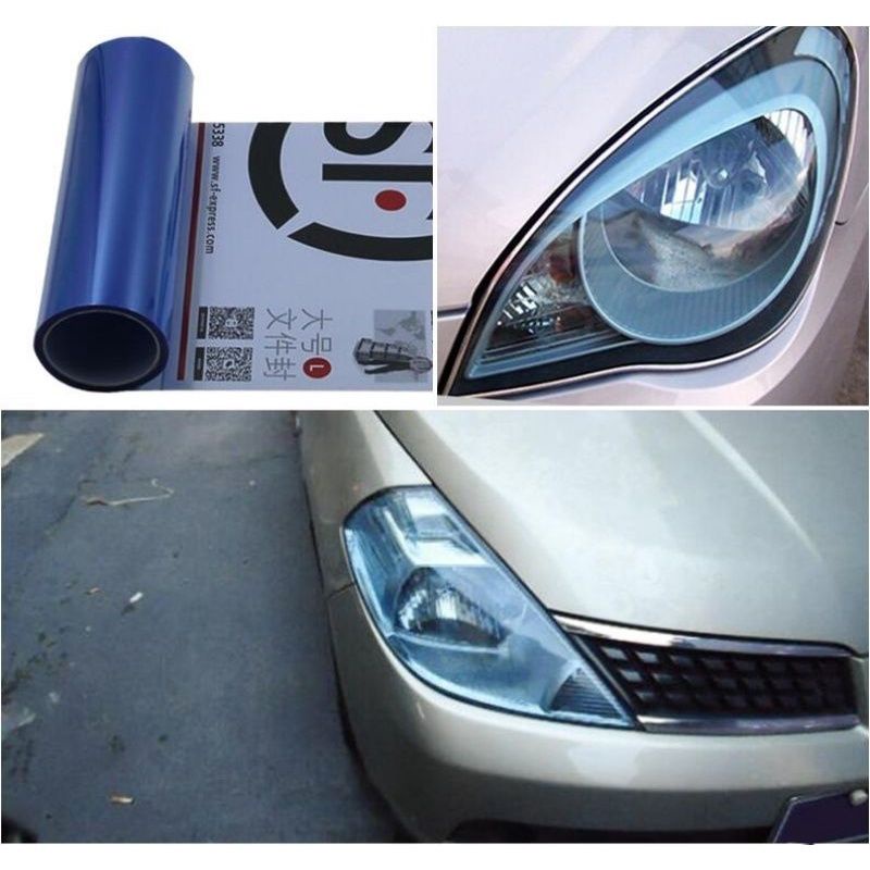 Stiker Hybrid / Stiker Lampu Hybrid / Stiker Lampu Motor / Stiker Lampu Mobil / Stiker Transparan
