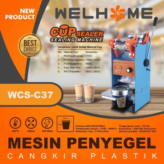 MESIN CUP SEALER WELHOME WCS-C37