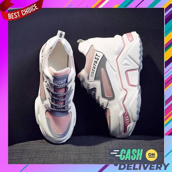 Sneakers Wanita Sneaker Anak Perempuan Laki Asli Korea Sepatu Keren Sekolah Polos Remaja Ootd Dewasa