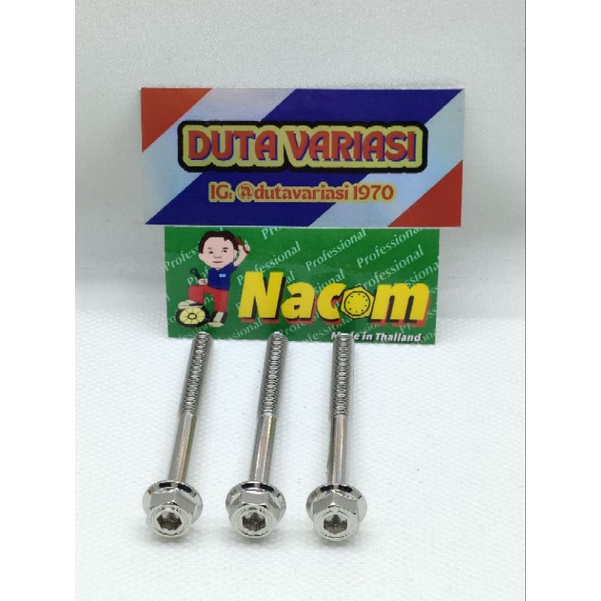 Baut 2Kunci Drat 10*6.5 cm { M6*65