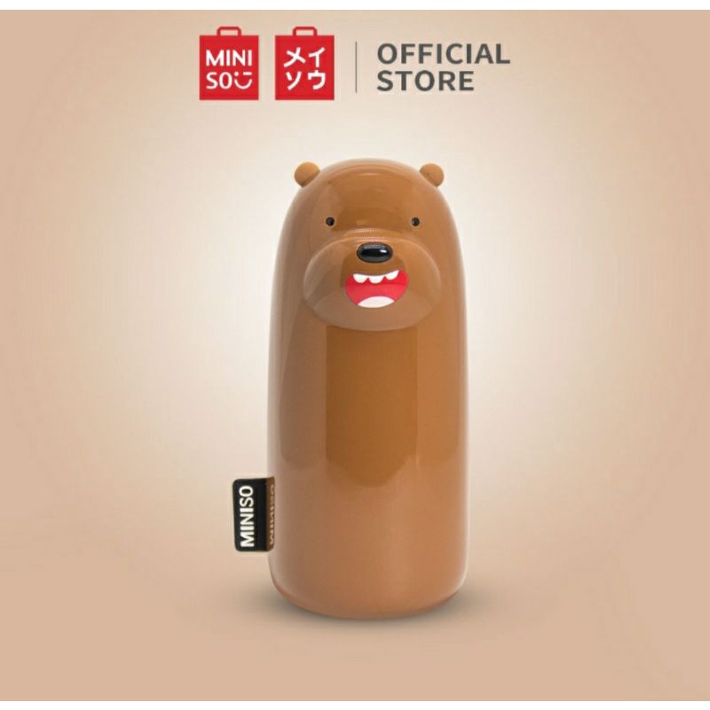 miniso🇲🇨 x we bare bears powerbank charger portable 7.500mAh
