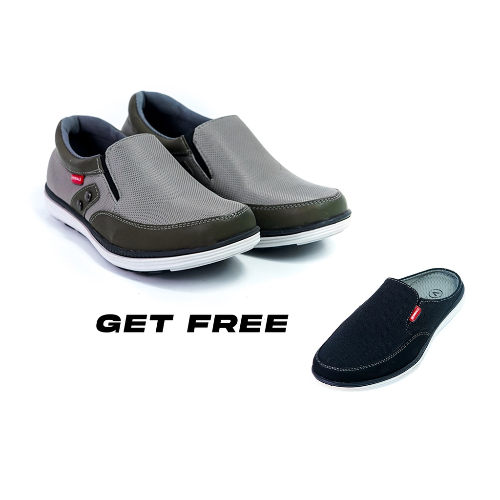 Sepatu Slip On Casual Pria Model Terbaru Fashionable Mamojo Store Beli Slip On GRATIS SELOP