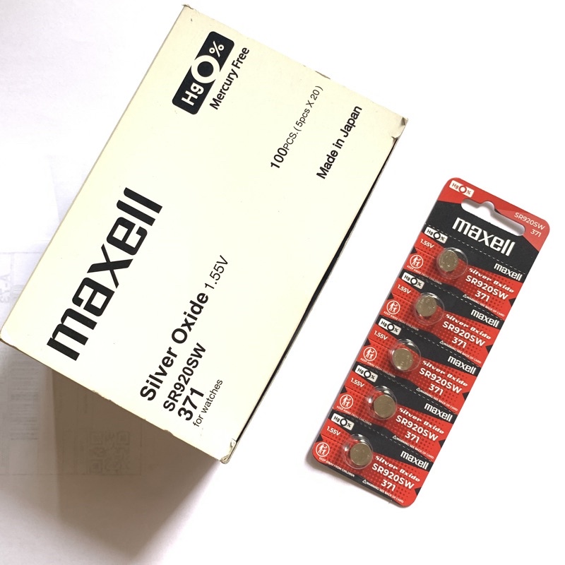 BATERAI MAXELL 371 SR920SW ORIGINAL BATRAI SR920W SR921W SR921SW BATRAI KANCING 371 SR 920 SW