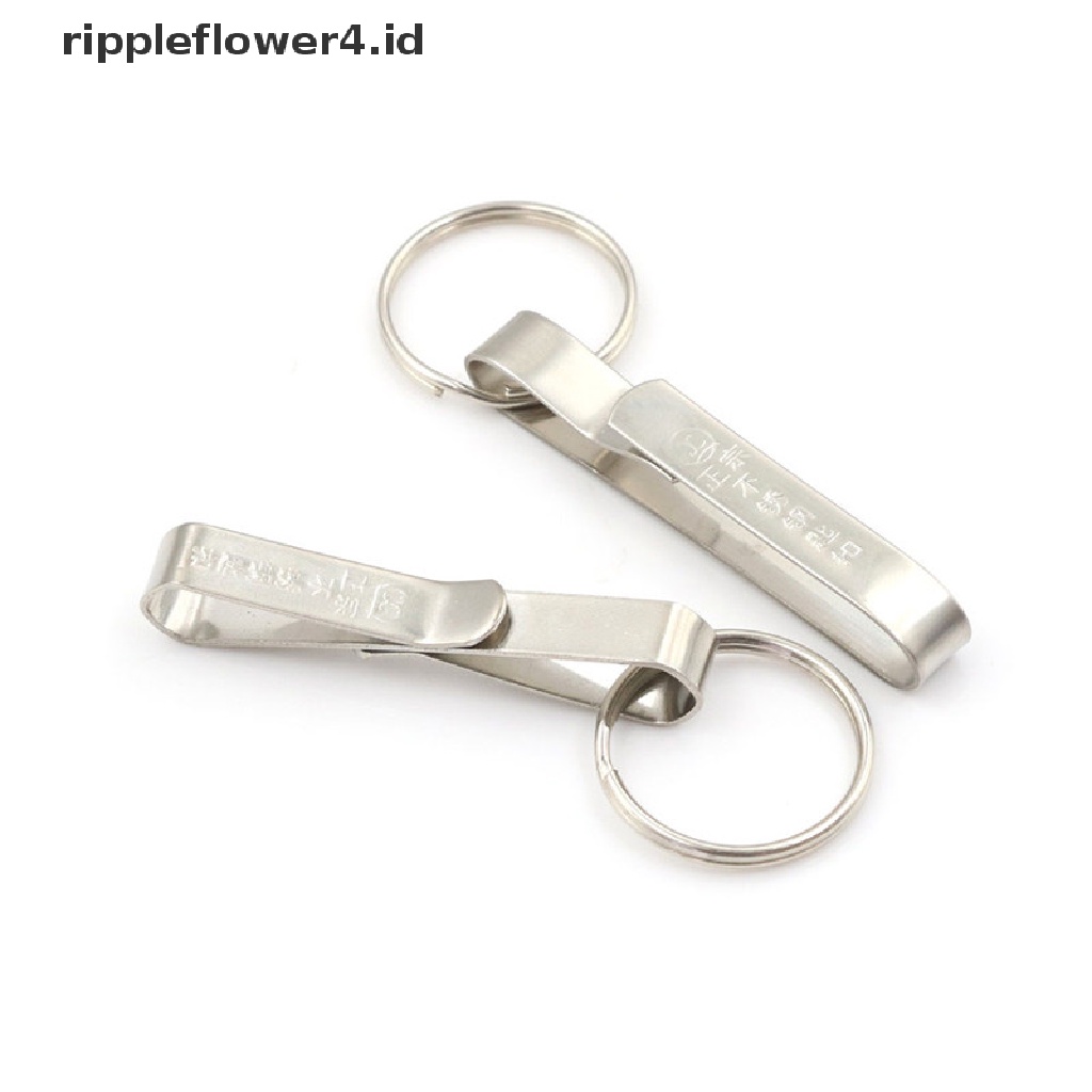 {rippleflower4.id} Gantungan Kunci Ringkas Anti Karat Quick Release Gantungan Kunci Belt Klip Tempat Gantungan Kunci~