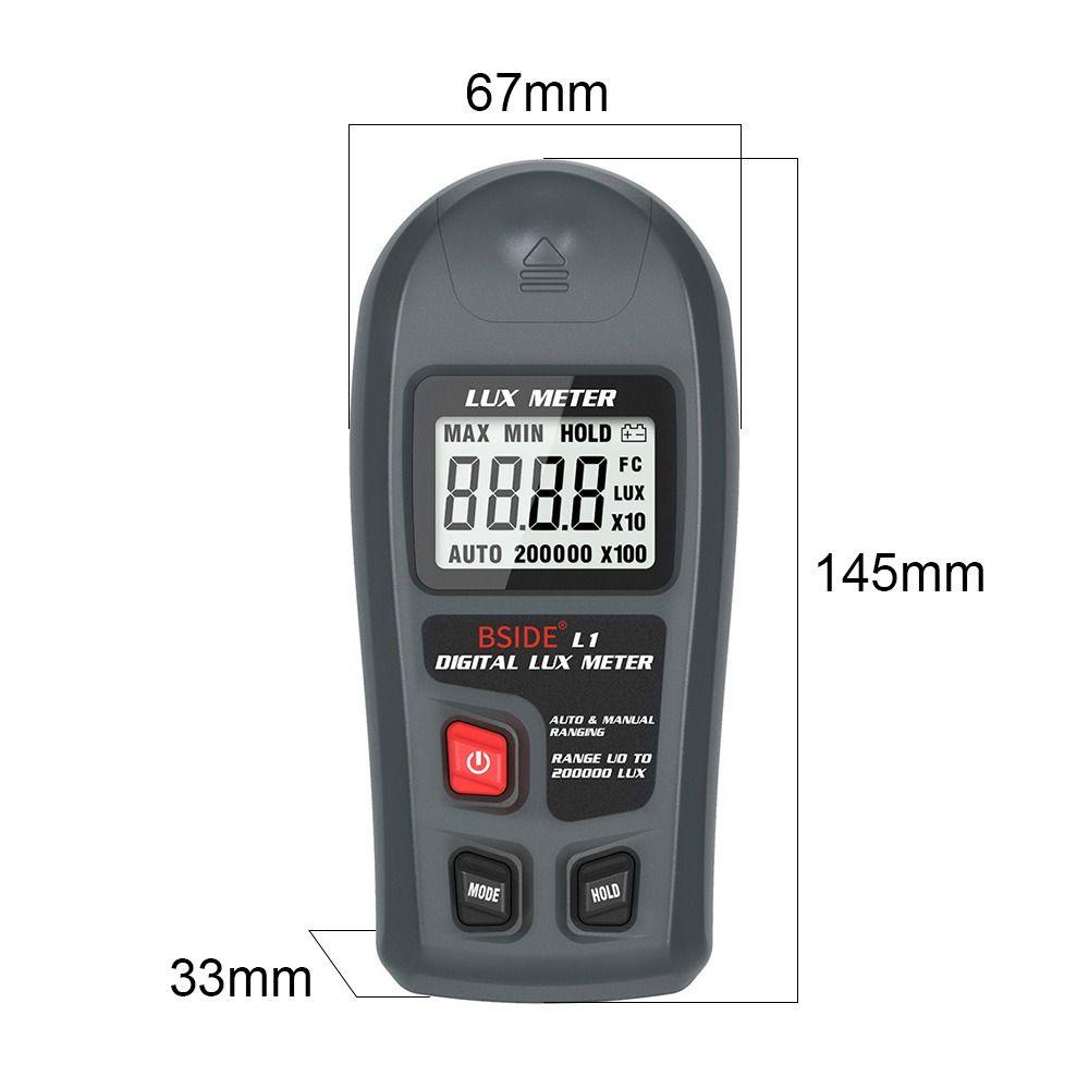 POPULAR Populer Digital Light Meter True RMS Handheld Illuminance Meter Fotometer Presisi Tinggi