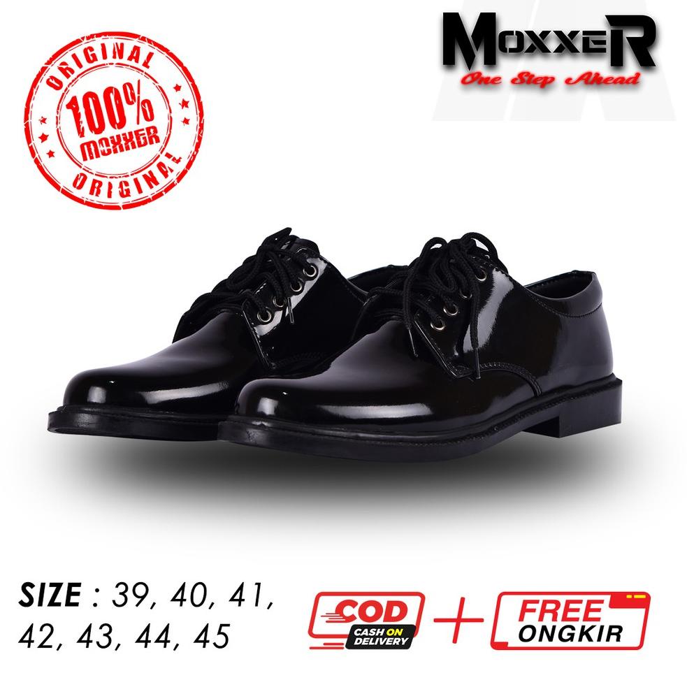 [W-46 ➸] Sepatu PDH Pendek 01 TNI / Sepatu PDH TNI Polri Satpam /Sepatu Kantor Kerja Pria Kulit Synt
