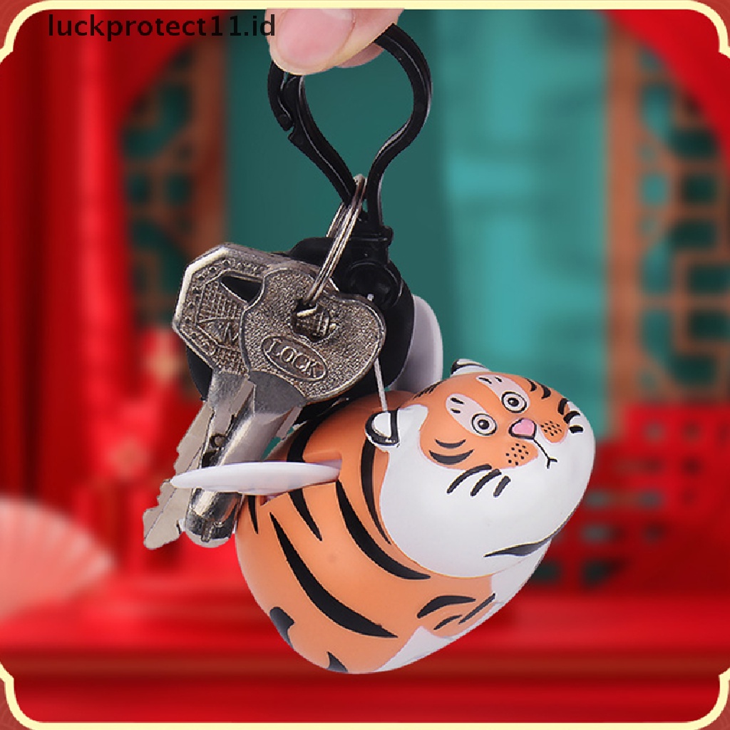 /Fashion Hot// Fashion// Kawaii Panda Harimau Gemuk Panghu More Wings Gantungan Kunci Will Fly Wings Studio Perhiasan Tiger Stretch Liontin Model Gambar Anime Hadiah Tahun Baru.