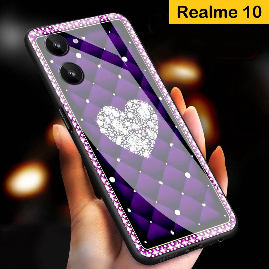 Softcase Glass [S46] REALME 10 4G - casing pelindung - REALME 10 4G - pelindung handphone - REALME 1