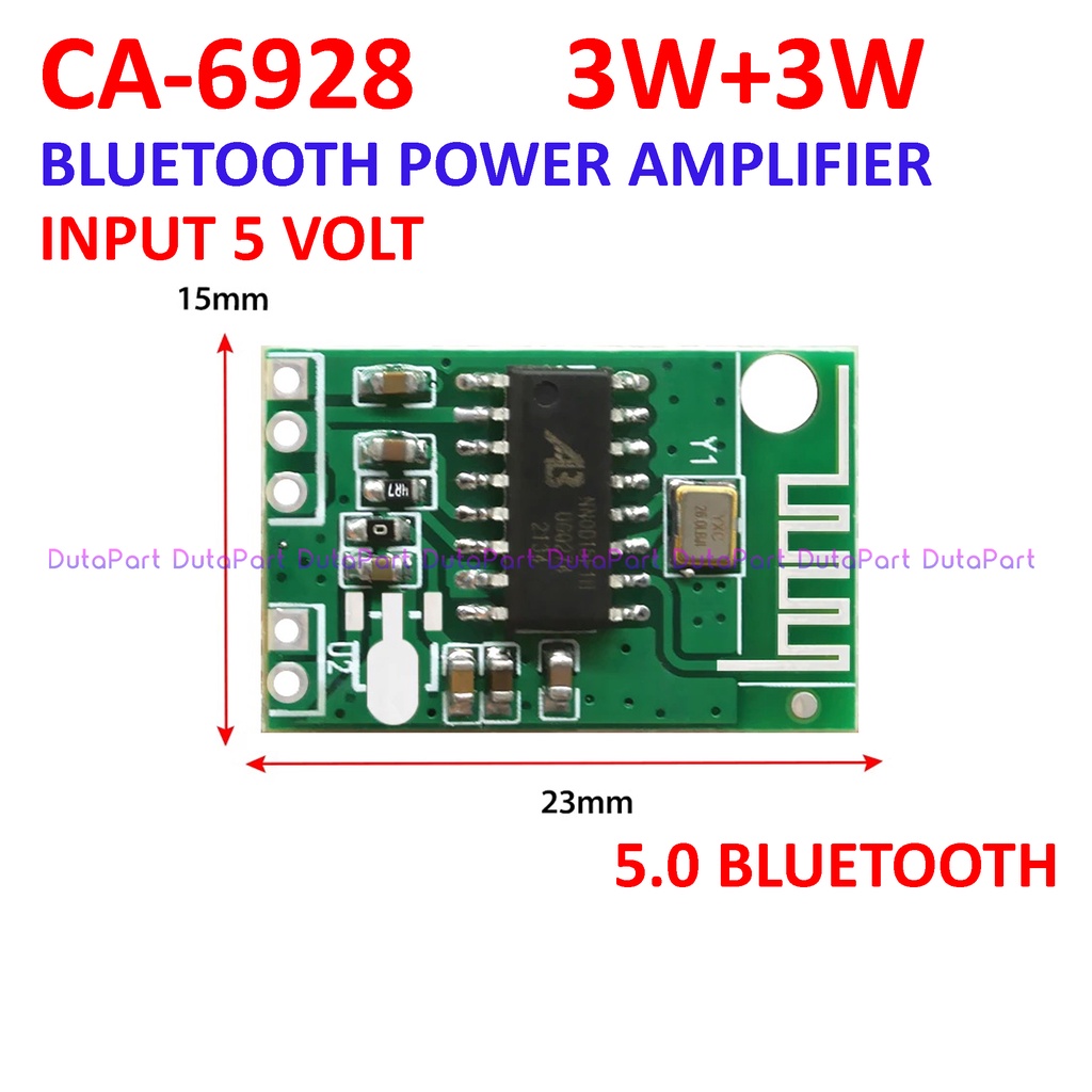 CA-6928 Bluetooth Power Amplifier 3W+3W 2x3W 5V Stereo CA 6928 CA6928