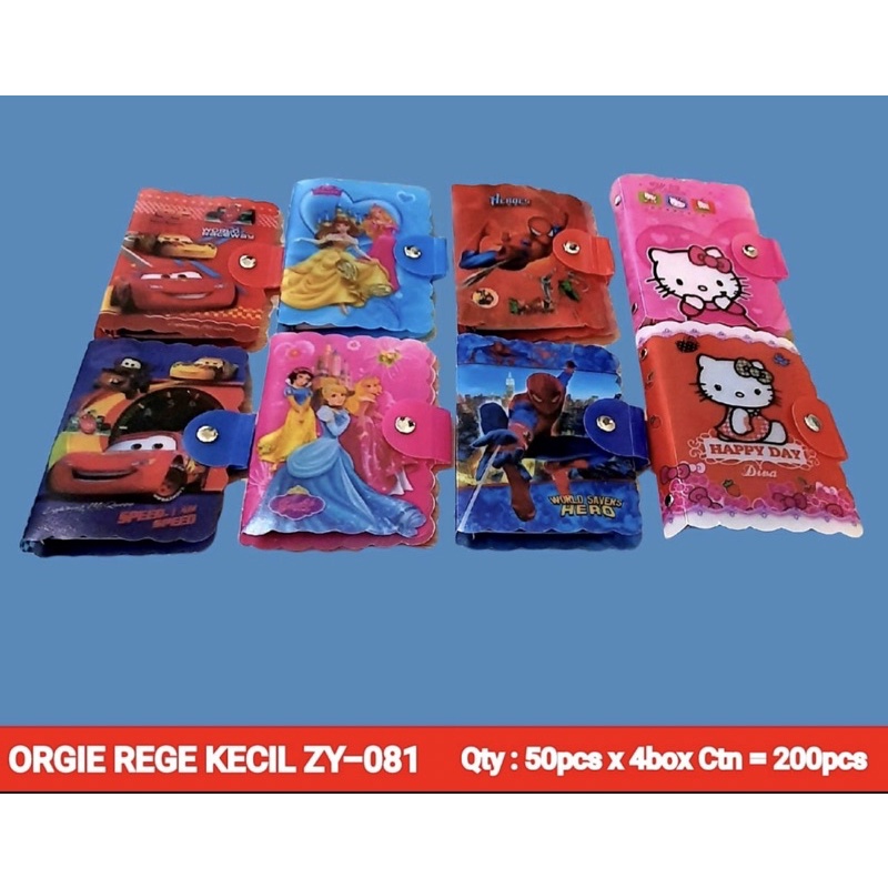 orji / organiser kecil motif disney satuan