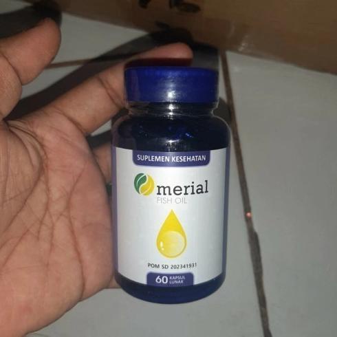 Merial Fish Oil Original Suplemen Tubuh Asli Herbal Diapotik