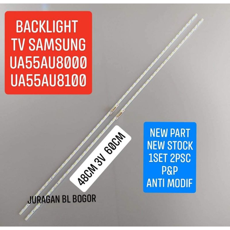 LAMPU LED BL BACKLIGHT SAMSUNG TV UA55AU8000 UA55AU8100 55AU8000 55AU8100