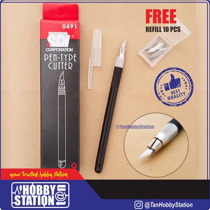 

Pen Cutter SDI 0491 + Refill 10 pcs