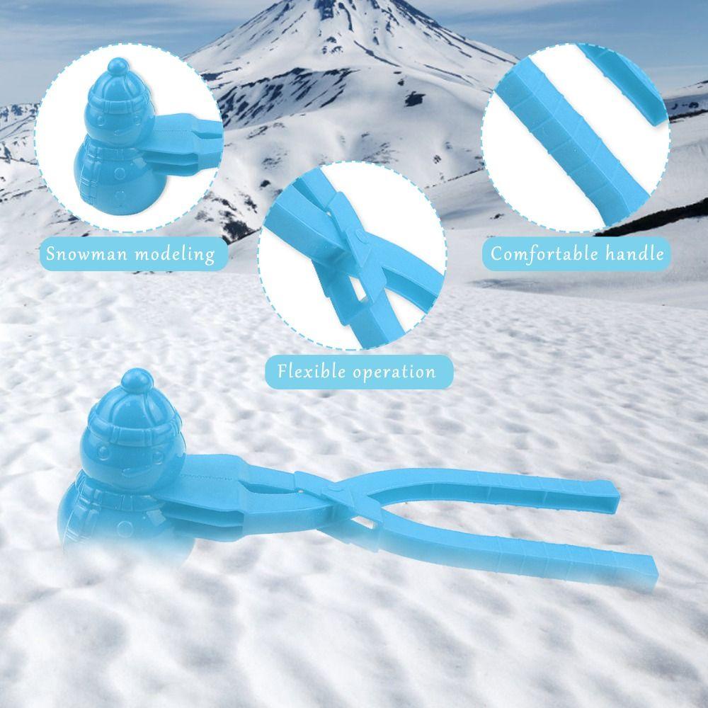 Quinton Bear Snowball Clip Snow Mainan Musim Dingin Snowballs Mold Snowballs Fight Snow Ball Maker Sports Snowball Maker Mold