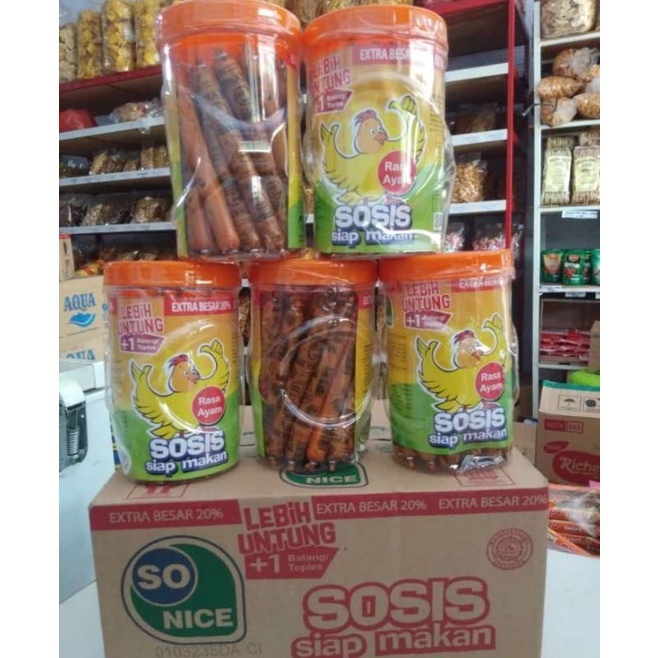 

So nice sosis ayam siap makan isi 25