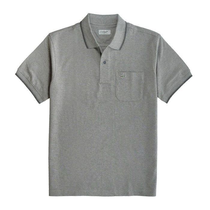 ⭐BISA COD⭐ Crocodile CRCOLE 4 - Kaos Polo Pria Original - Katun - Fossil,L