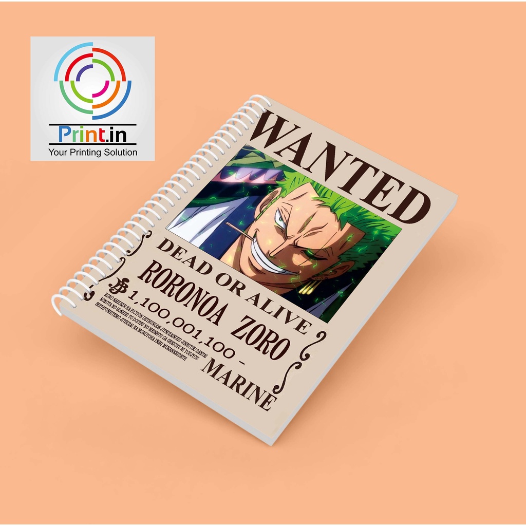 

Notebook Spiral Bounty Roronoa Zoro Terbaru Hardcover dan Softcover