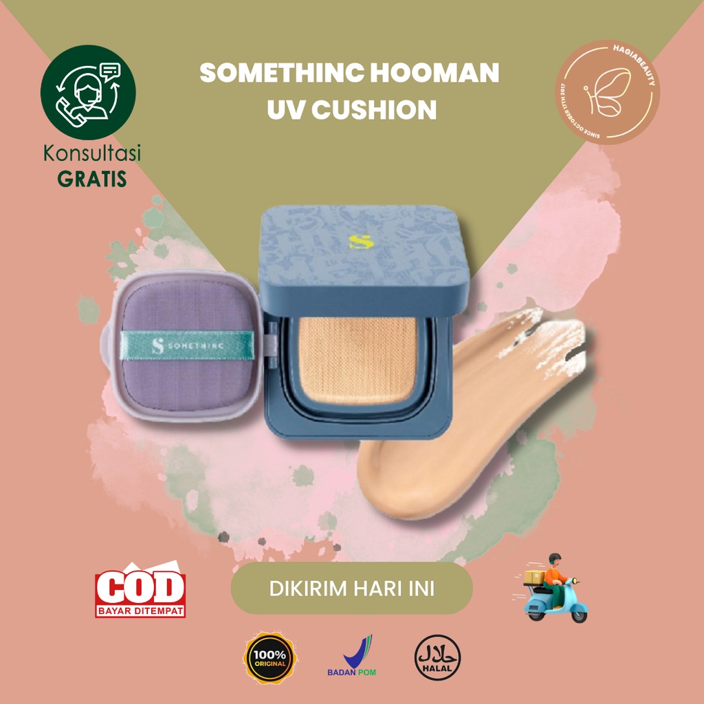 Bisa COD - SOMETHINC Hooman Breathable UV Cushion Cover SPF 35 PA++++ Indonesia