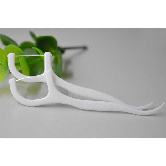 Dental Floss Benang Gigi Pembersih Jigong Toothpicks 50 PCS - White