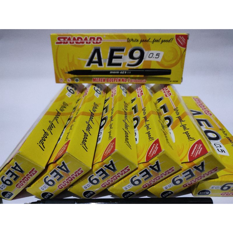 

Pulpen Standard AE 9 | pulpen standard AE 9 1pack | bolpoin standard 1lusin