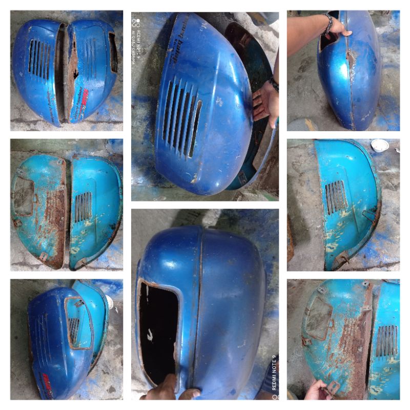 Tepong dop sayap vespa super original copotan