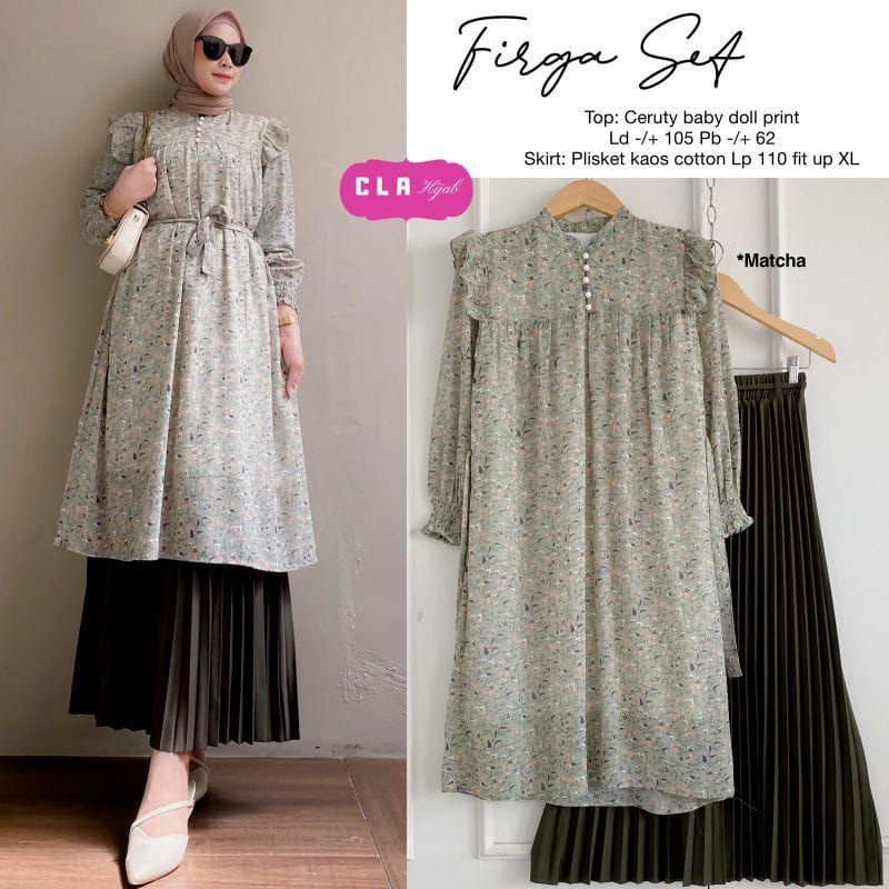 SET ATASAN DAN BAWAHAN/ SET ATASAN CERUTY ROK PLISKET KAOS