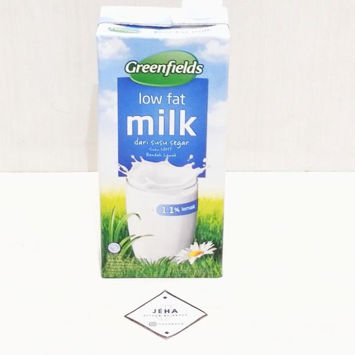 

ル [ SUSU UHT ] Greenfields Rendah Lemak / Low Fat 1 Liter や