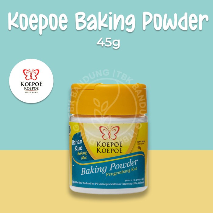 

BAKING-POWDER- KOEPOE BAKING POWDER PENGEMBANG KUE 45 GR -POWDER-BAKING