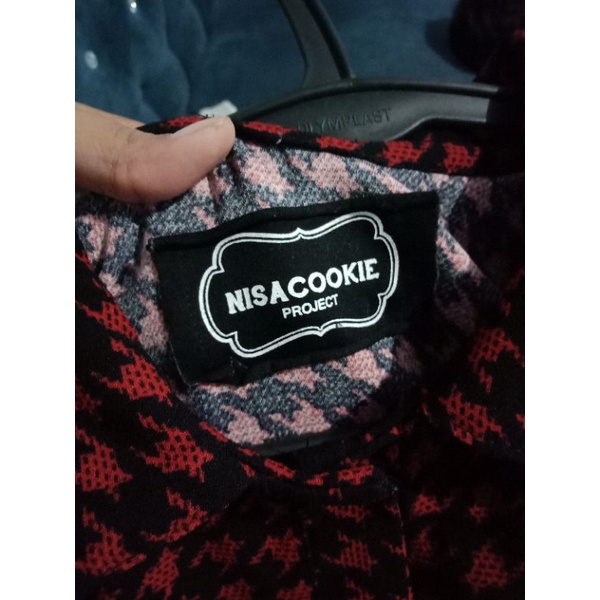 PRELOVED NISACOOKIE PROJECT houndstooth