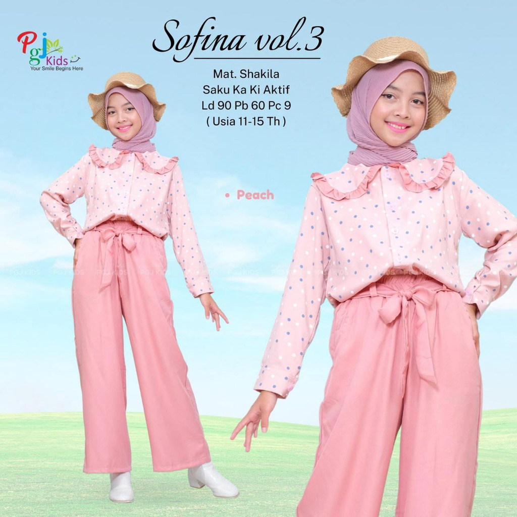 Baju Anak Perempuan Setelan Anak Remaja Tanggung Perempuan Stelan Celana Kekinian Terbaru