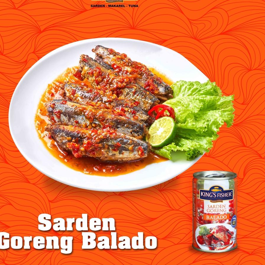 

8.8 Promo >> King's Fisher Sarden Goreng Rasa Balado Makanan Kaleng 425 gr