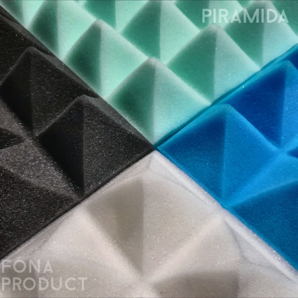 Jual Fona Acoustic Foam Pc Busa Peredam Suara Motif Piramida Cm X Cm X Cm Shopee