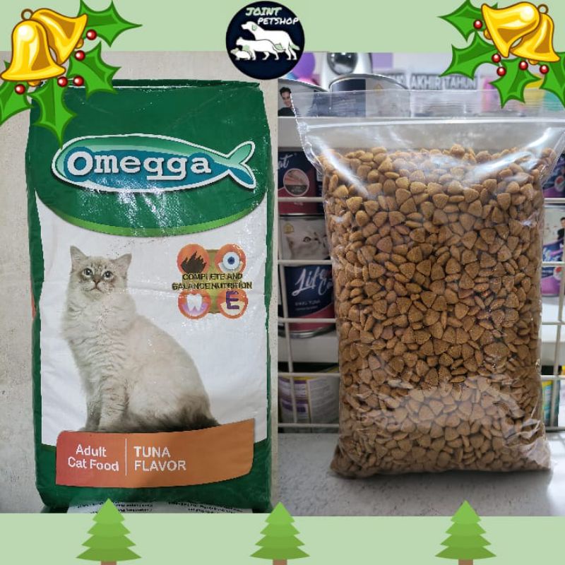 Makanan Kucing Omega Tuna Kemasan 1KG / Omega Cat Tuna Repack 1KG