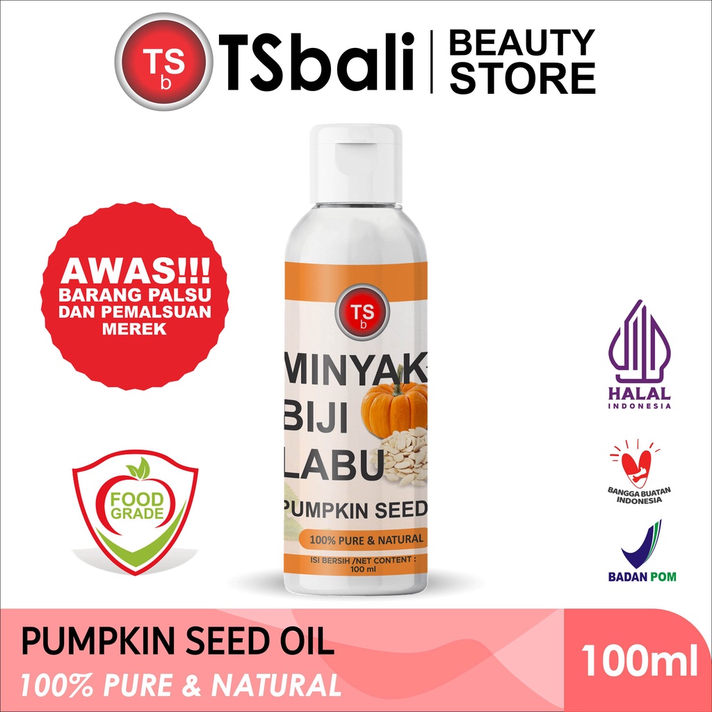 

ASLI Pumpkin Seed Oil Minyak Biji Labu TSb 100ml 100% Murni - Carrier Oil READY STOCK
