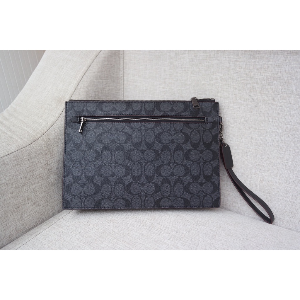 [Instant/Same Day] 75914 73148 men Tas Clutch Bisnis Casual Emboss untuk Pria   snb