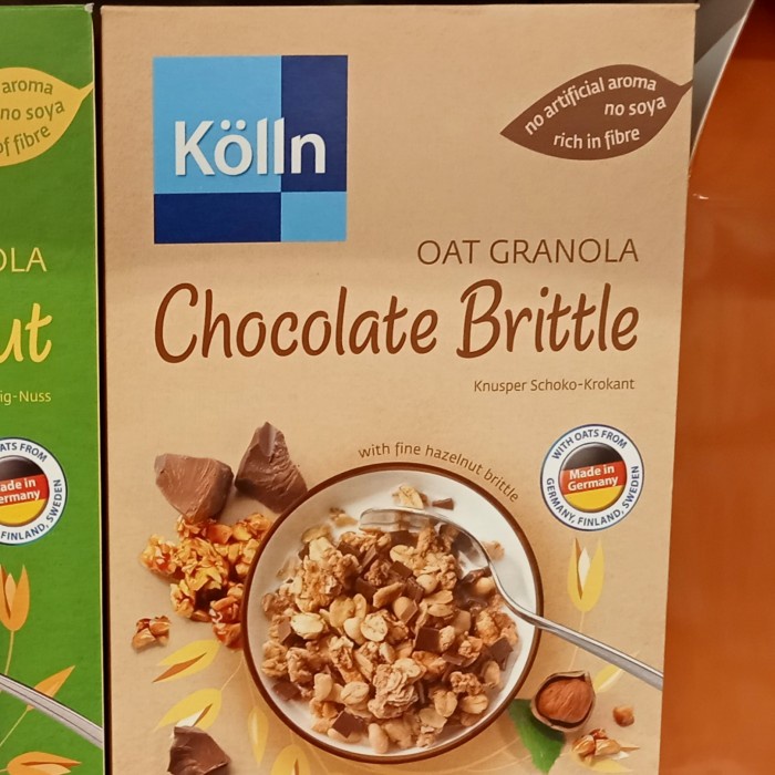 Jual Kolln Oat Muesli Crunchy Chocolate brittle 375gr Shopee Indonesia